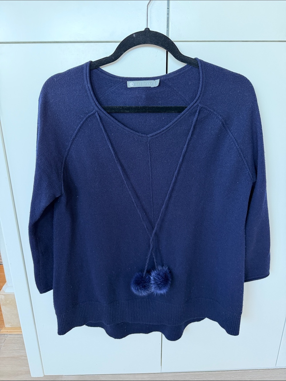 Navy cashmere sweater
